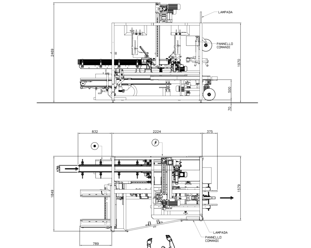 CM Vertical Case Packer - CM3 Packaging